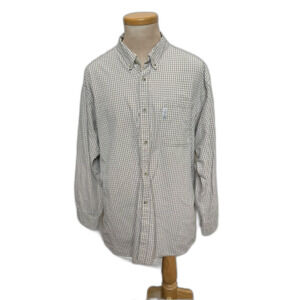 Columbia Beige Plaid Longsleeved Shirt - Men Size XXL